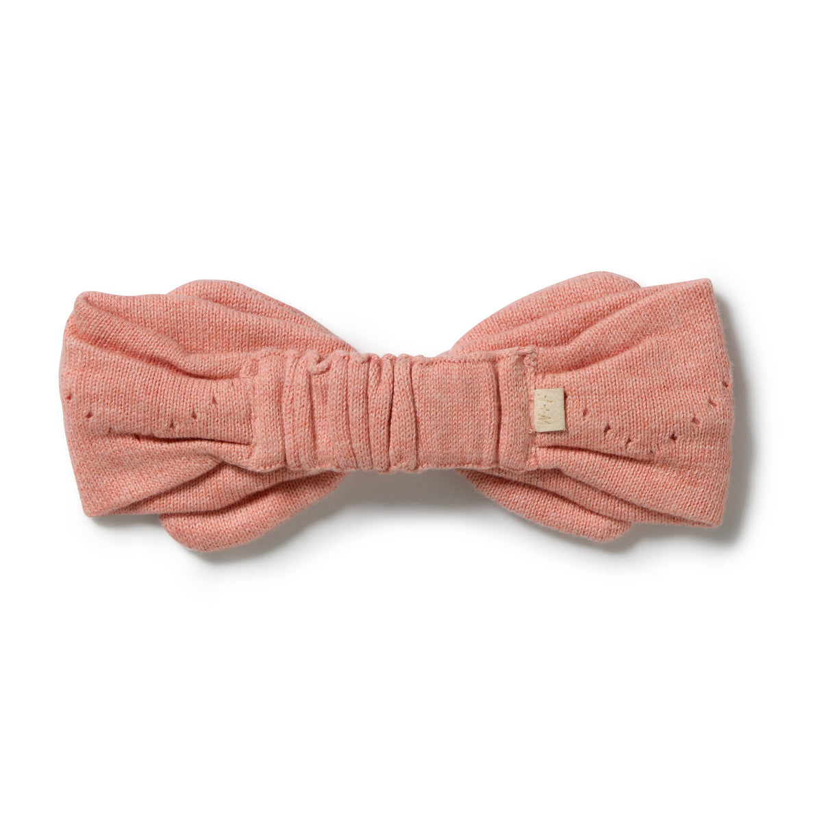 Wilson and Frenchy Organic Knitted Pointelle Headband - Pink Petal | Hair Accessories | Bon Bon Tresor