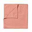 Wilson and Frenchy Petal Pink Organic Knitted Pointelle Blanket | Blankets | Bon Bon Tresor