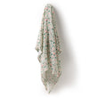 Wilson and Frenchy Sweet Bloom Organic Muslin Wrap | Wraps & Swaddles | Bon Bon Tresor
