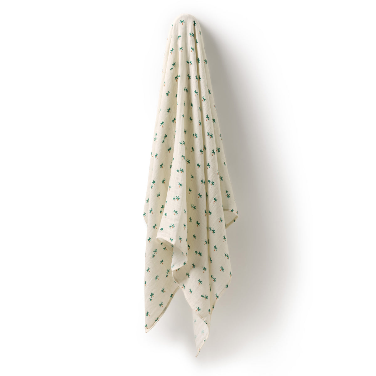 Wilson and Frenchy Tiny Palm Organic Muslin Wrap | Wraps & Swaddles | Bon Bon Tresor