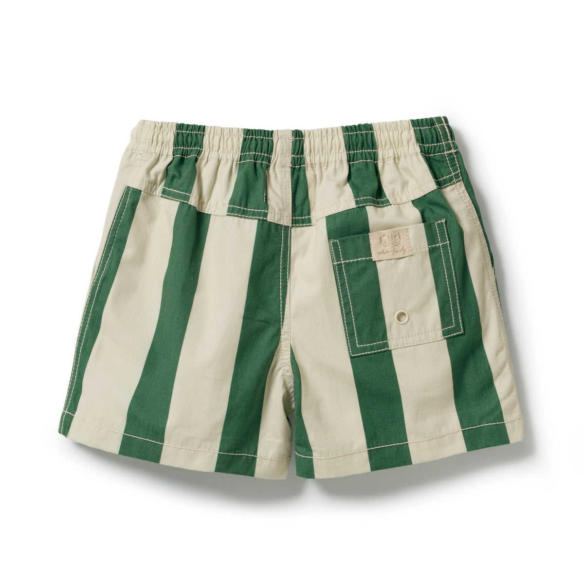 Wilson and Frenchy Boys Lagoon Stripe Swim Board Short | Swimwear | Bon Bon Tresor