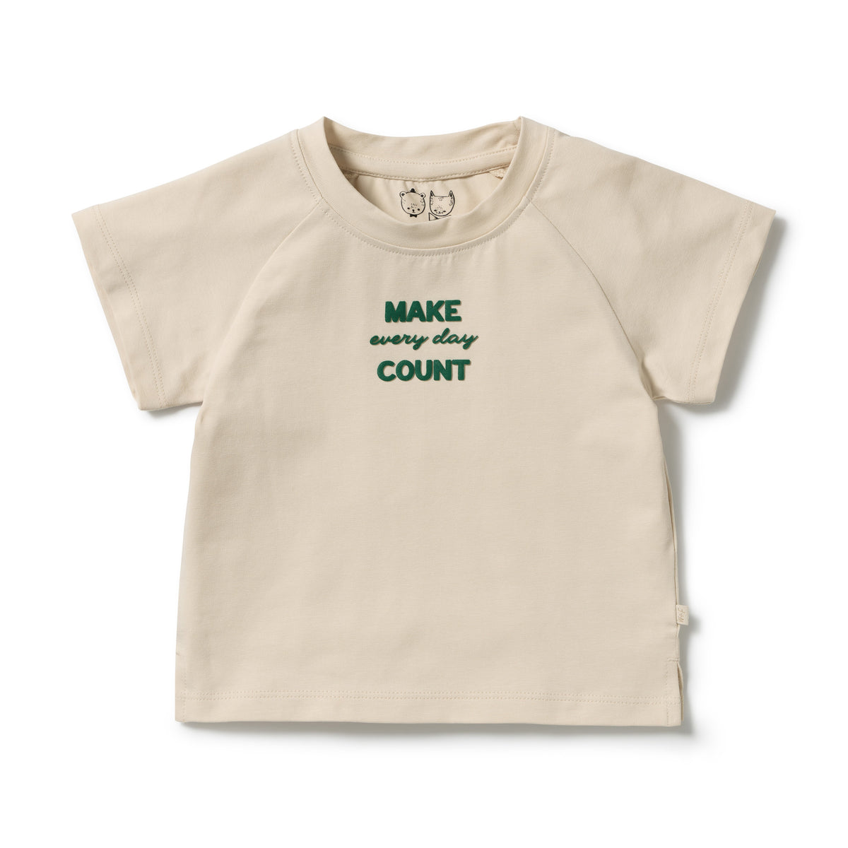 Wilson and Frenchy Baby Boys Make Every Day Count Organic Tee | Tops & Shirts | Bon Bon Tresor