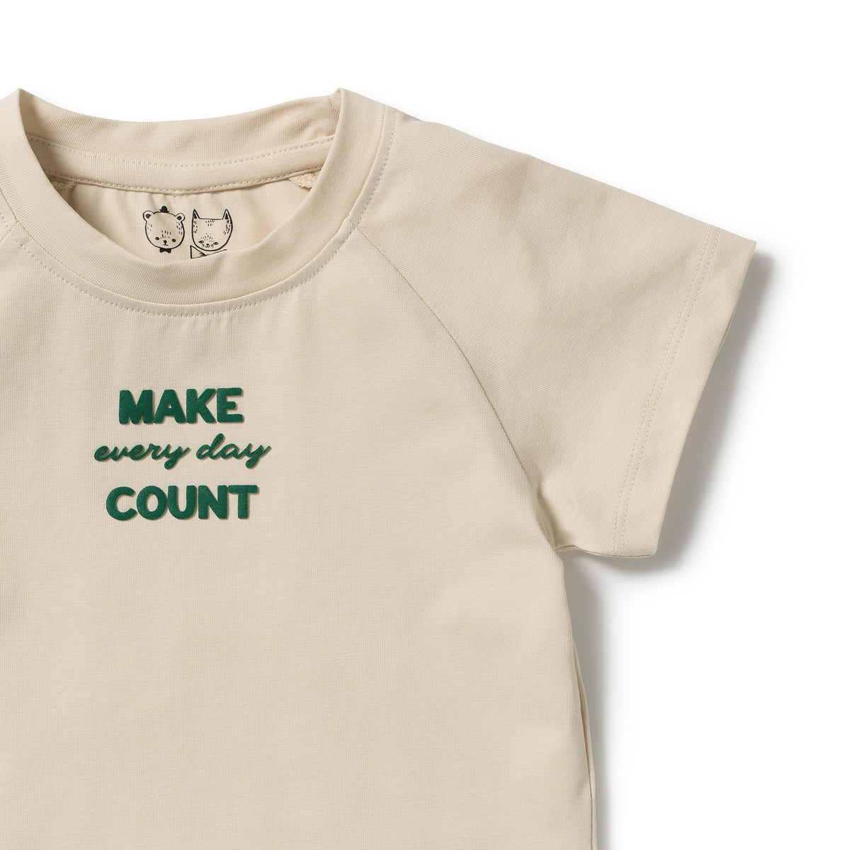 Wilson and Frenchy Baby Boys Make Every Day Count Organic Tee | Tops & Shirts | Bon Bon Tresor