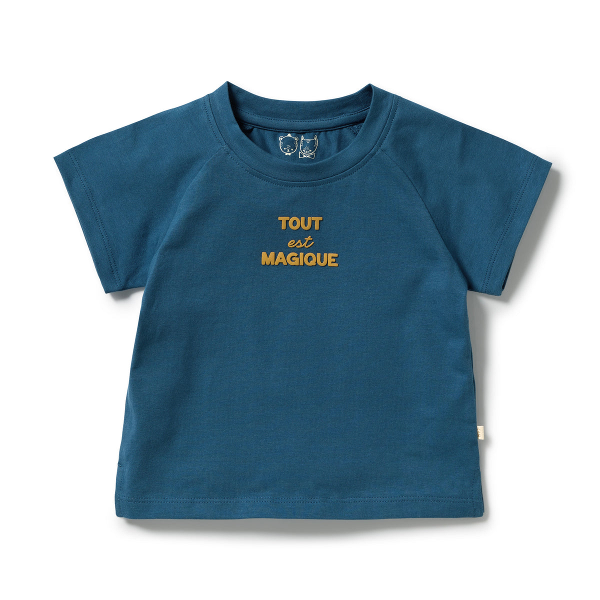 Wilson and Frenchy Baby Tout Est Magique Organic Tee | Tops & Shirts | Bon Bon Tresor