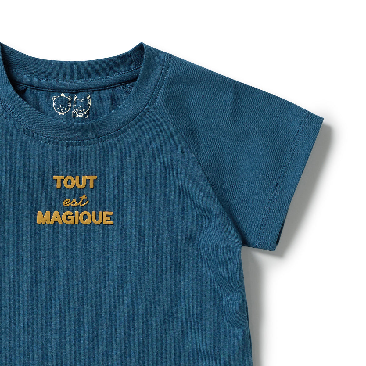 Wilson and Frenchy Baby Tout Est Magique Organic Tee | Tops & Shirts | Bon Bon Tresor