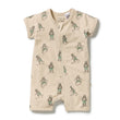 Wilson and Frenchy Baby Boys Skater Club Organic Boyleg Zipsuit | Rompers & Playsuits | Bon Bon Tresor