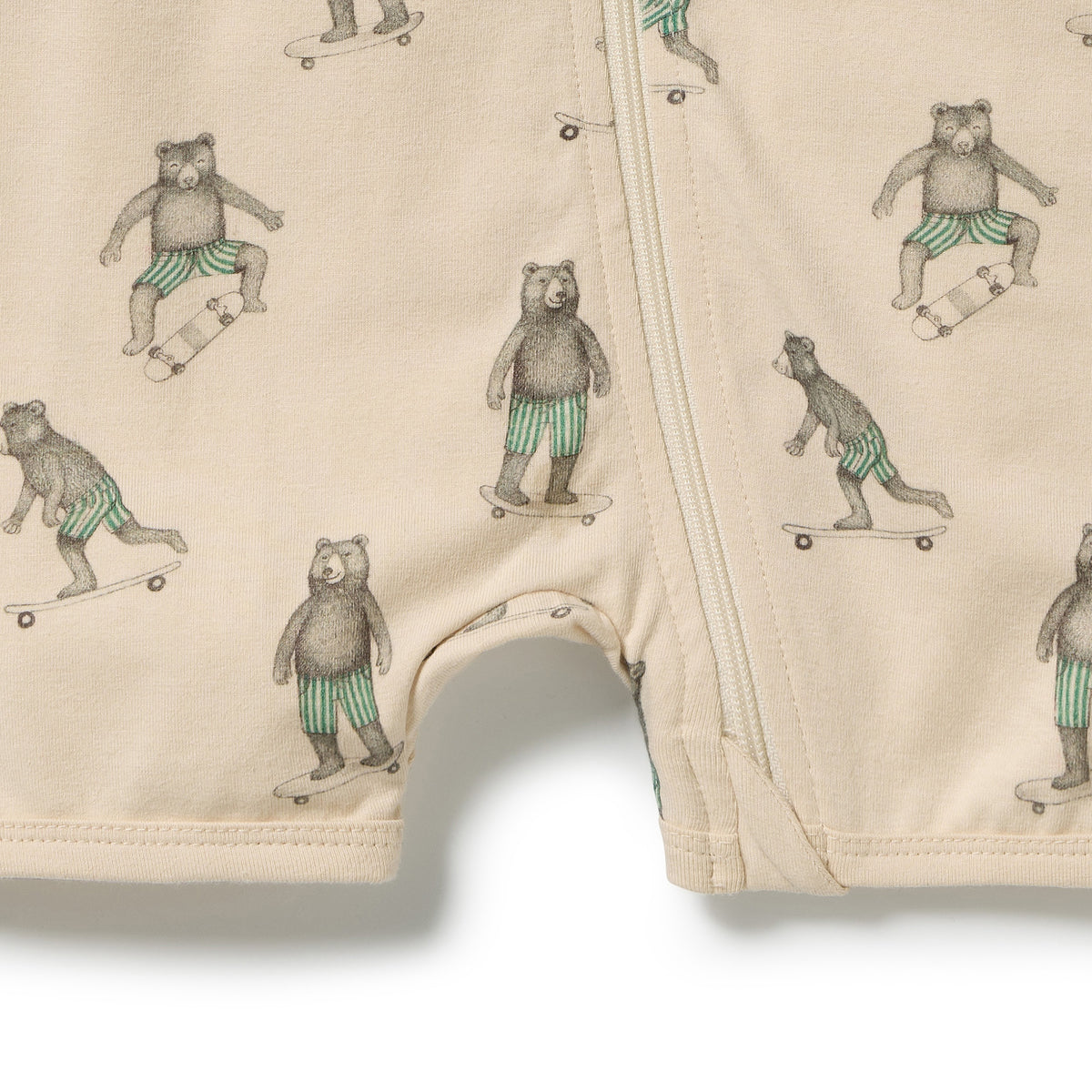 Wilson and Frenchy Baby Boys Skater Club Organic Boyleg Zipsuit | Rompers & Playsuits | Bon Bon Tresor