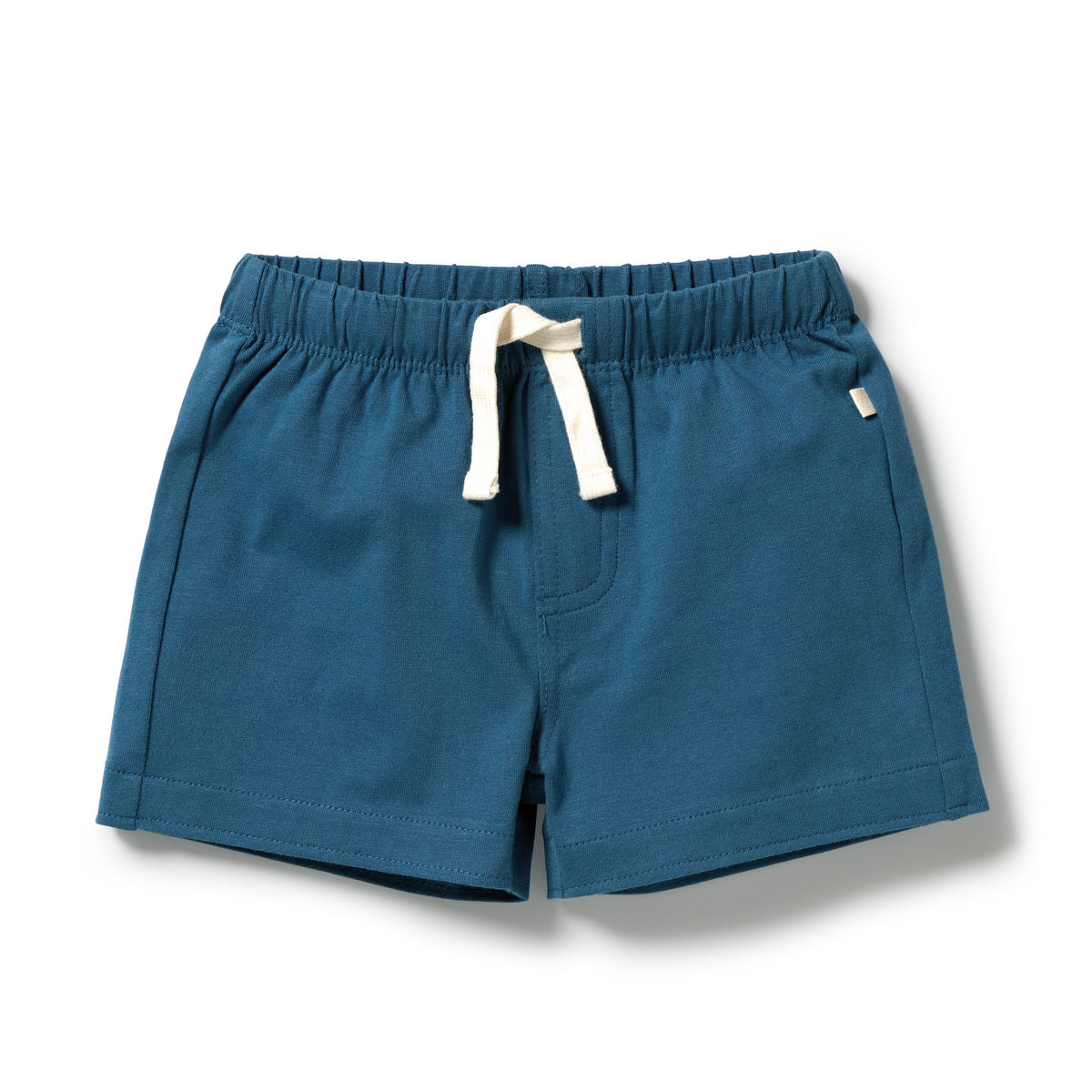 Wilson and Frenchy Bright Blue Organic Tie Front Short | Shorts | Bon Bon Tresor