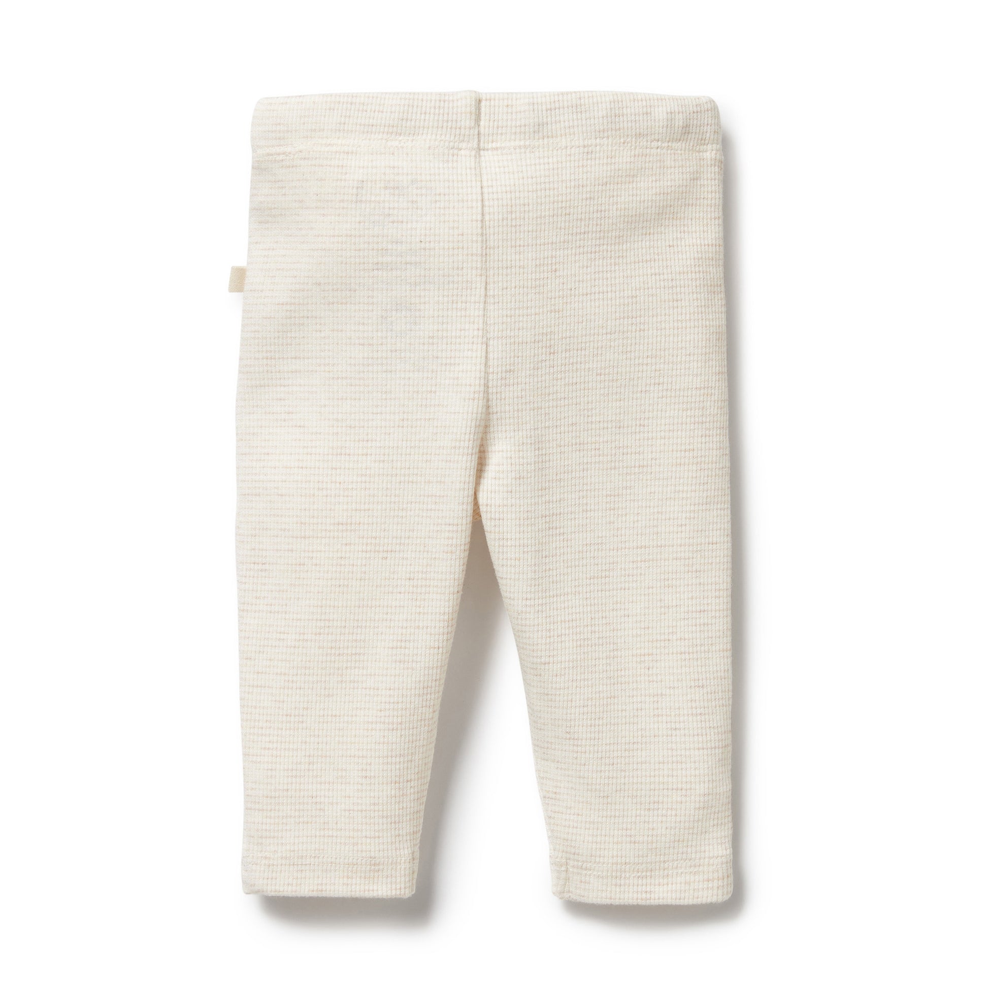 Wilson and Frenchy Organic Stripe Rib Legging - Oatmeal | Leggings | Bon Bon Tresor
