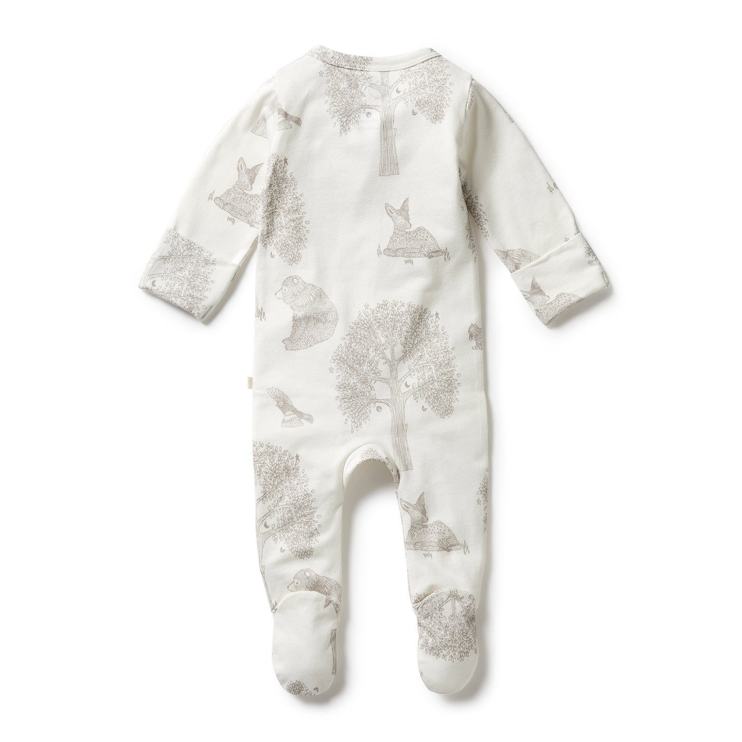 Wilson and Frenchy Organic Zipsuit with Feet - Welcome To The World | Rompers & Playsuits | Bon Bon Tresor