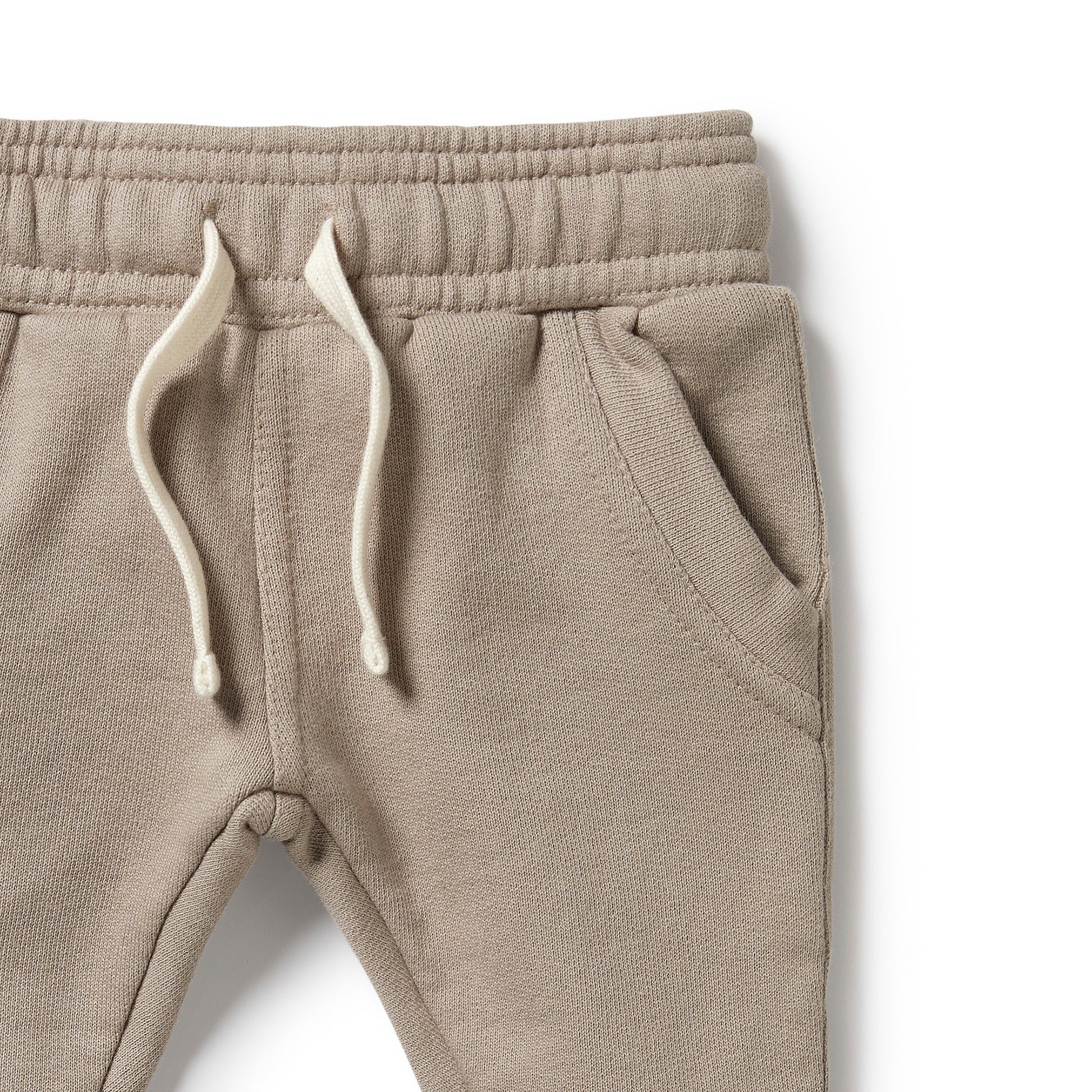 Wilson and Frenchy Organic French Terry Pant Stone | Pants & Shorts | Bon Bon Tresor