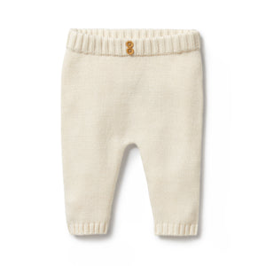 Wilson and Frenchy Knitted Legging - Ecru | Pants & Shorts | Bon Bon Tresor