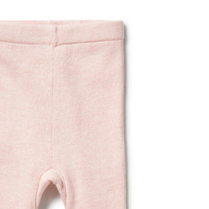 Wilson and Frenchy Knitted Legging With Feet - Pink | Pants & Shorts | Bon Bon Tresor
