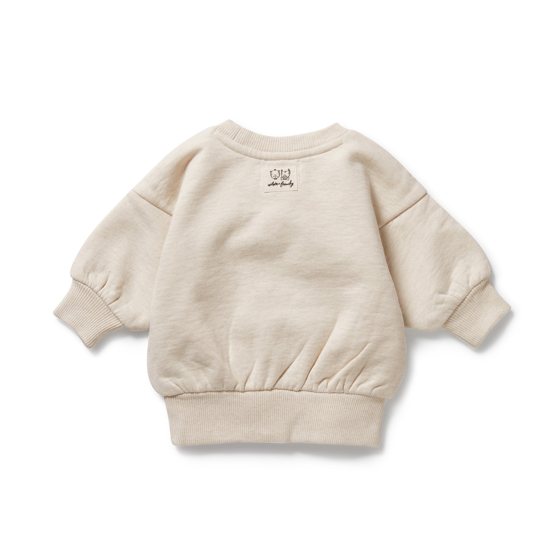 Wilson and Frenchy Organic Terry Sweat - Oatmeal | Sweaters & Knitwear | Bon Bon Tresor