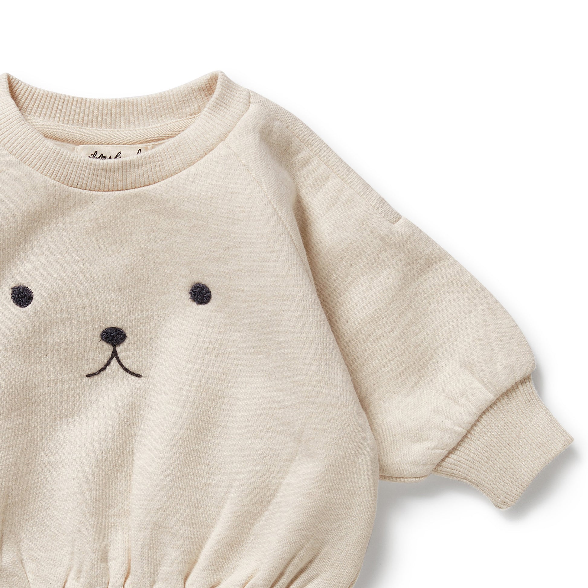 Wilson and Frenchy Organic Terry Sweat - Oatmeal | Sweaters & Knitwear | Bon Bon Tresor