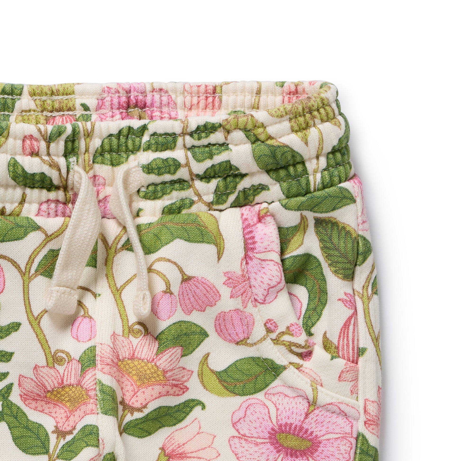 Wilson and Frenchy Girls Organic Terry Sweat Pant - Ma Fleur | Trousers | Bon Bon Tresor