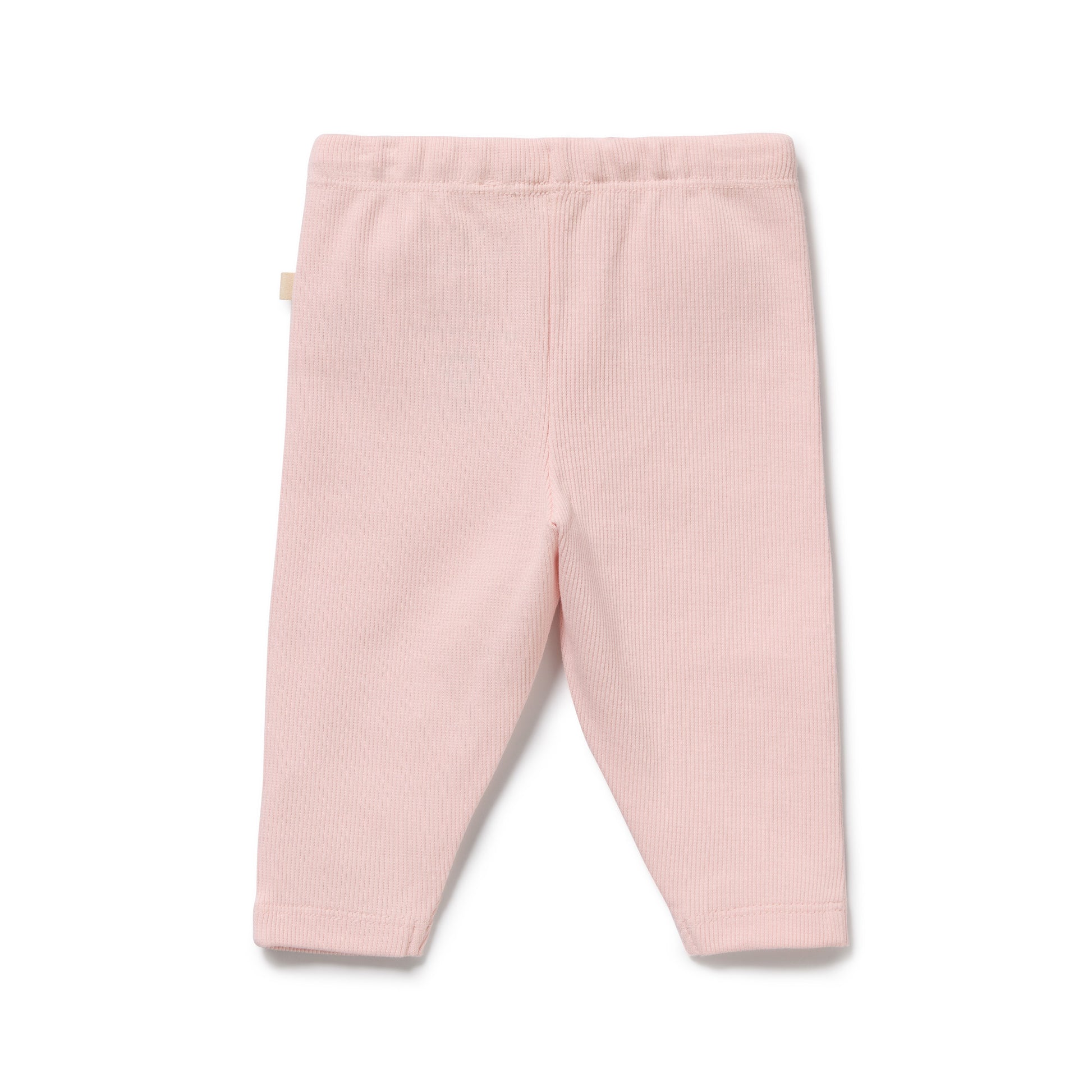 Wilson and Frenchy Girls Organic Rib Legging - Strawberry Cream | Leggings | Bon Bon Tresor