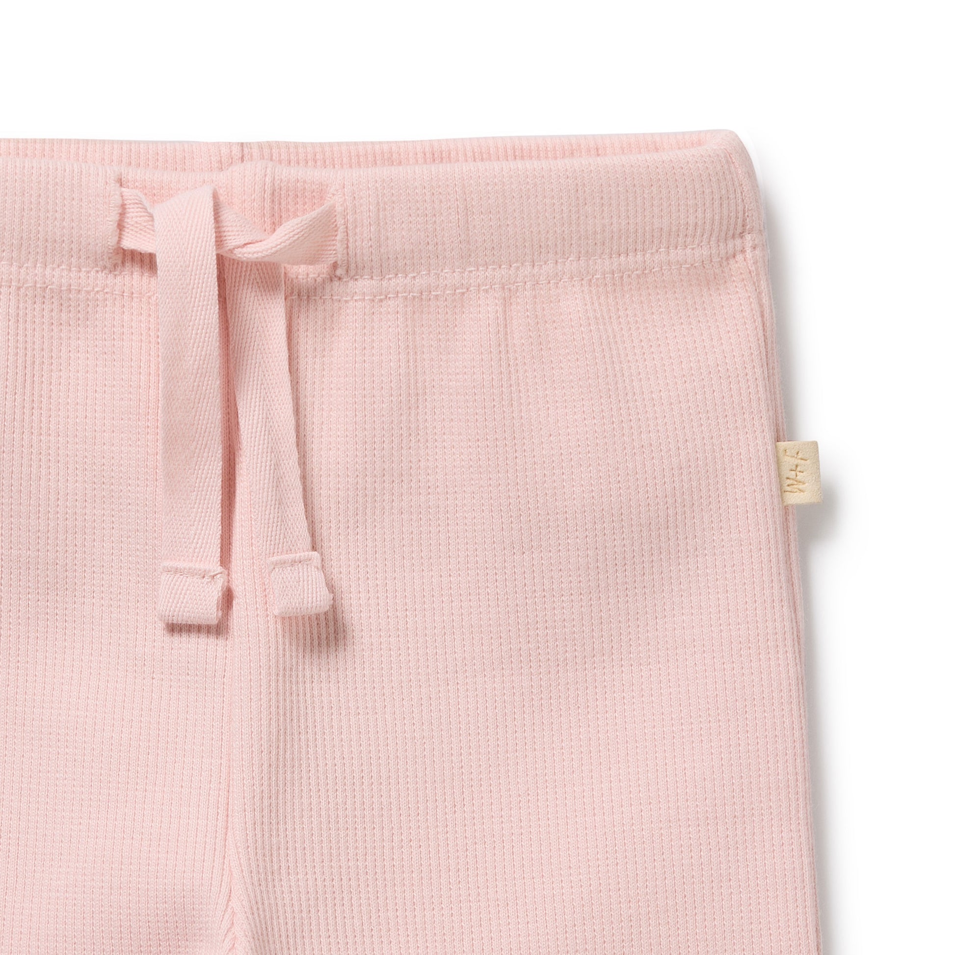 Wilson and Frenchy Girls Organic Rib Legging - Strawberry Cream | Leggings | Bon Bon Tresor