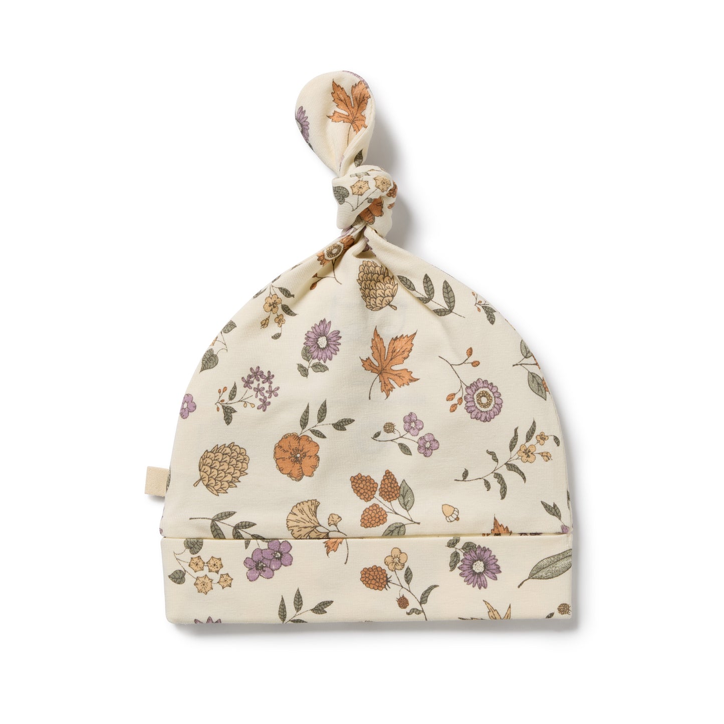 Wilson and Frenchy Baby Girls Organic Knot Hat - Maple Glow | Hats | Bon Bon Tresor
