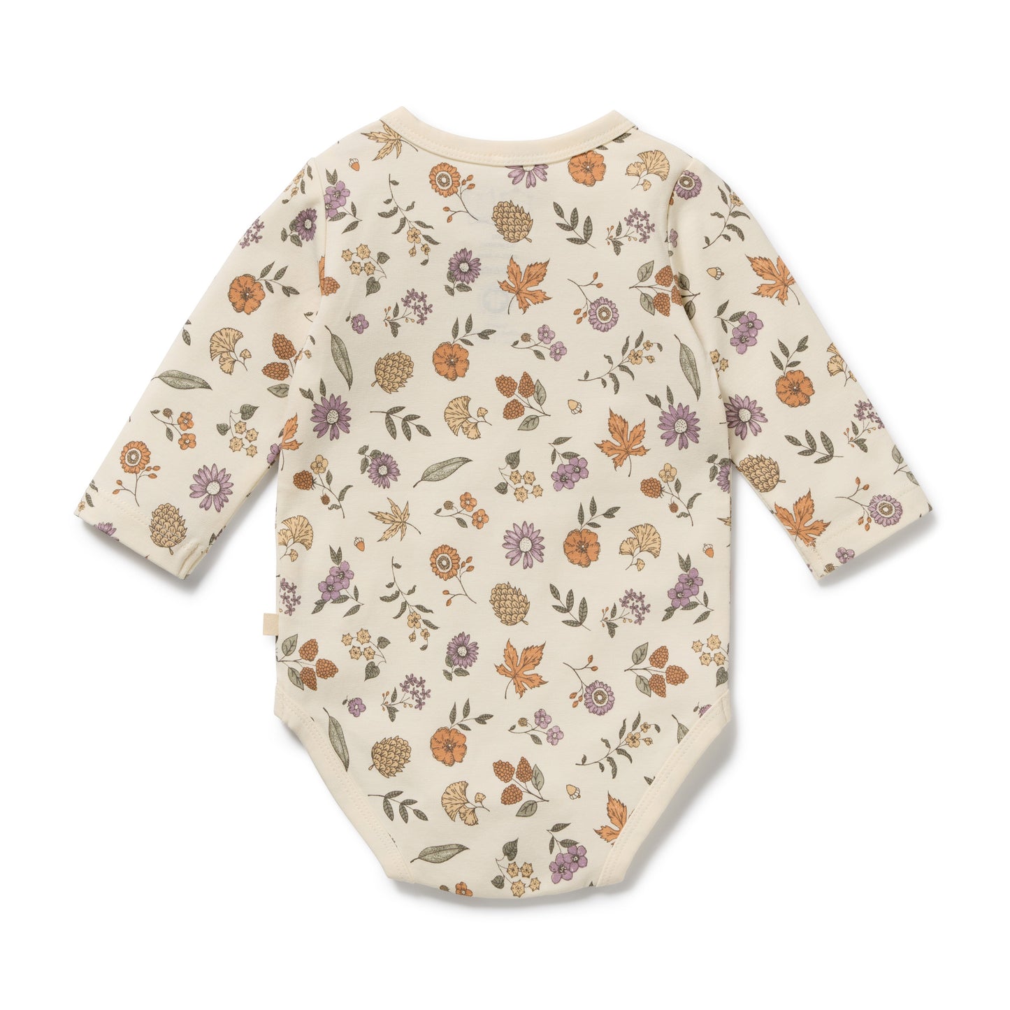 Wilson and Frenchy Girls Organic Long Sleeved Bodysuit - Maple Glow | Rompers & Playsuits | Bon Bon Tresor