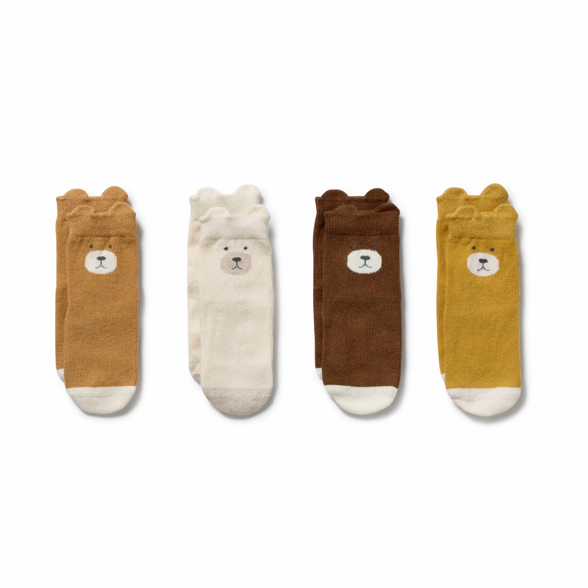 Wilson and Frenchy Organic 4 Pack Baby Socks | Socks | Bon Bon Tresor