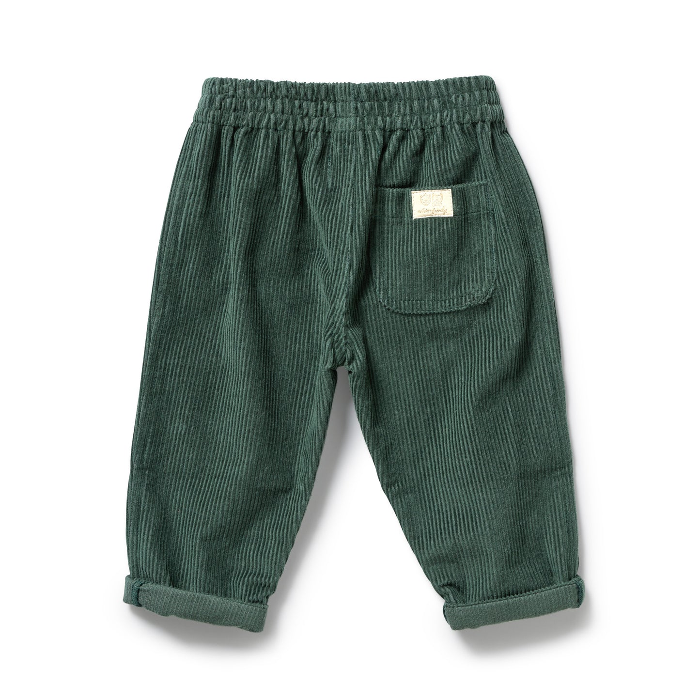 Wilson and Frenchy Organic Corduroy Pant - Moss Green | Trousers | Bon Bon Tresor