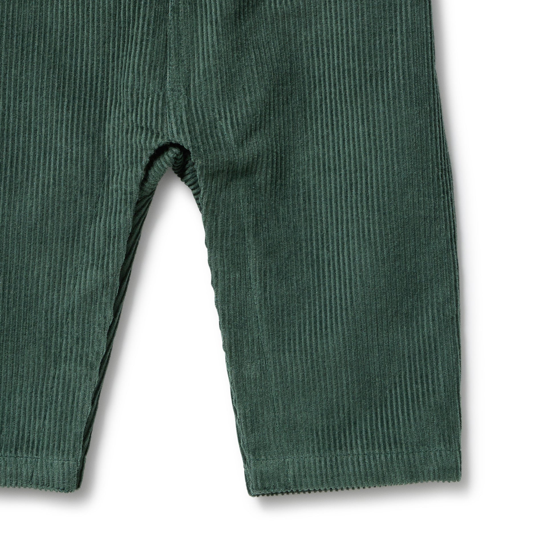 Wilson and Frenchy Organic Corduroy Overall - Moss Green | Trousers | Bon Bon Tresor