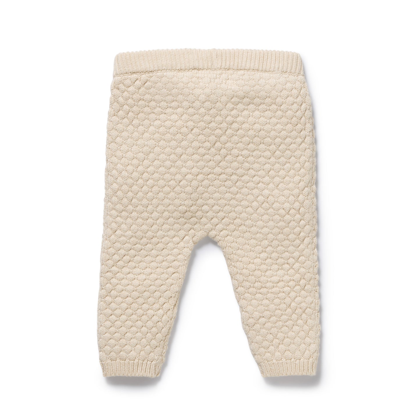 Wilson and Frenchy Organic Knitted Bubble Legging - Cream | Leggings | Bon Bon Tresor
