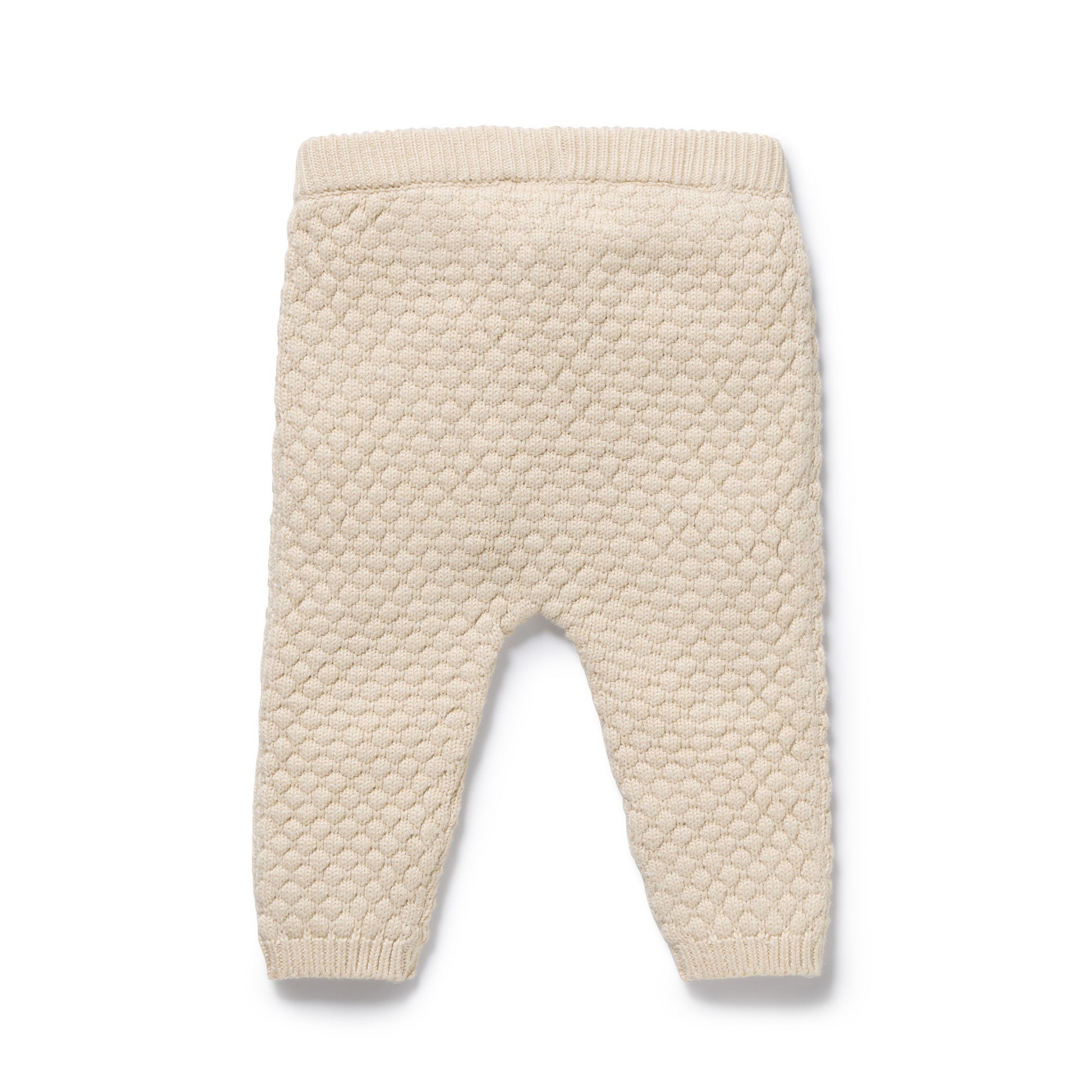Wilson and Frenchy Organic Knitted Bubble Legging - Cream | Leggings | Bon Bon Tresor