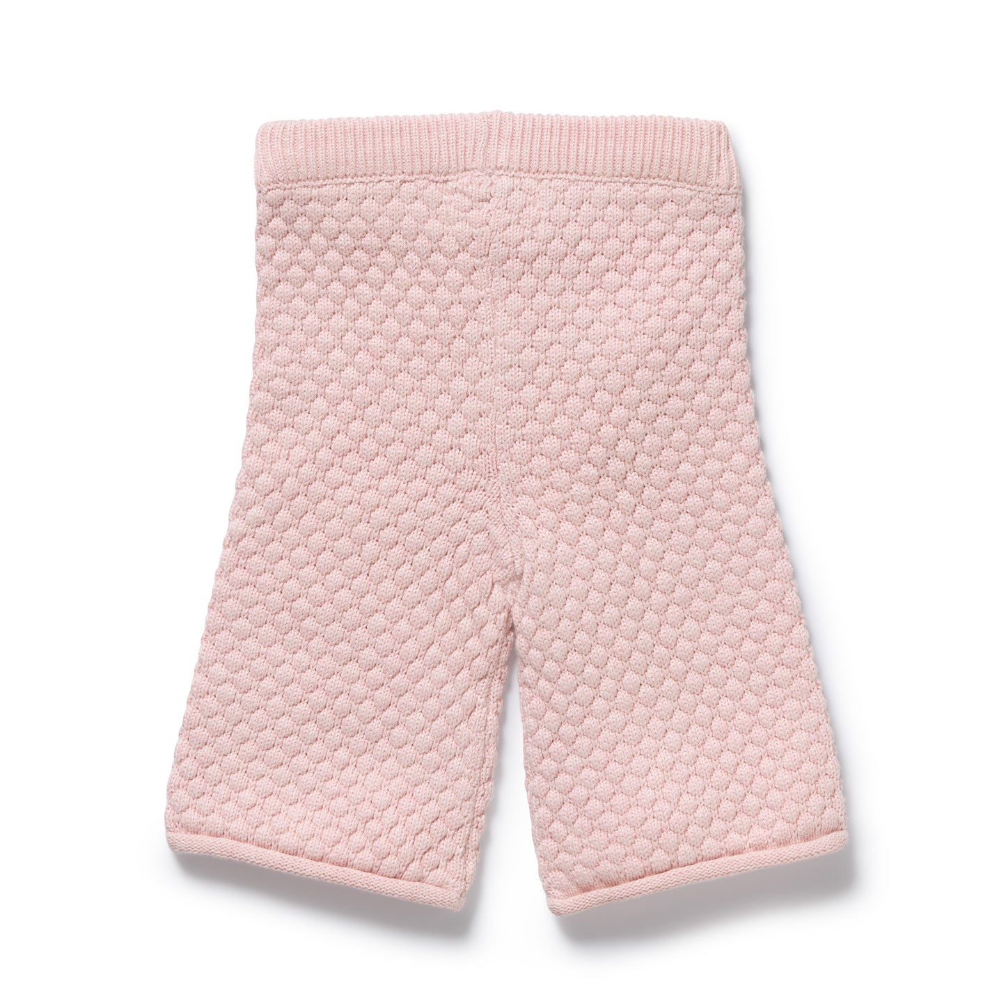 Wilson and Frenchy Girls Organic Knitted Bubble Pant - Marshmellow | Trousers | Bon Bon Tresor