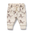 Wilson and Frenchy Baby Girls Organic Terry Sweat Pant - Little Unicorn | Trousers | Bon Bon Tresor