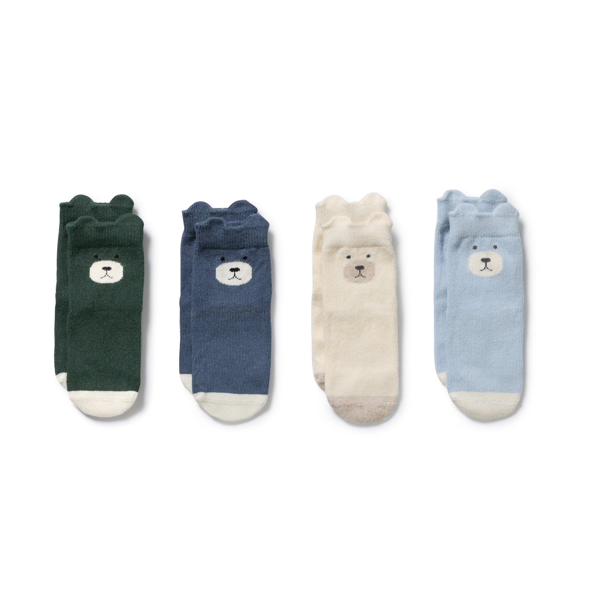 Wilson and Frenchy Boys Organic 4 Pack Baby Socks | Socks | Bon Bon Tresor