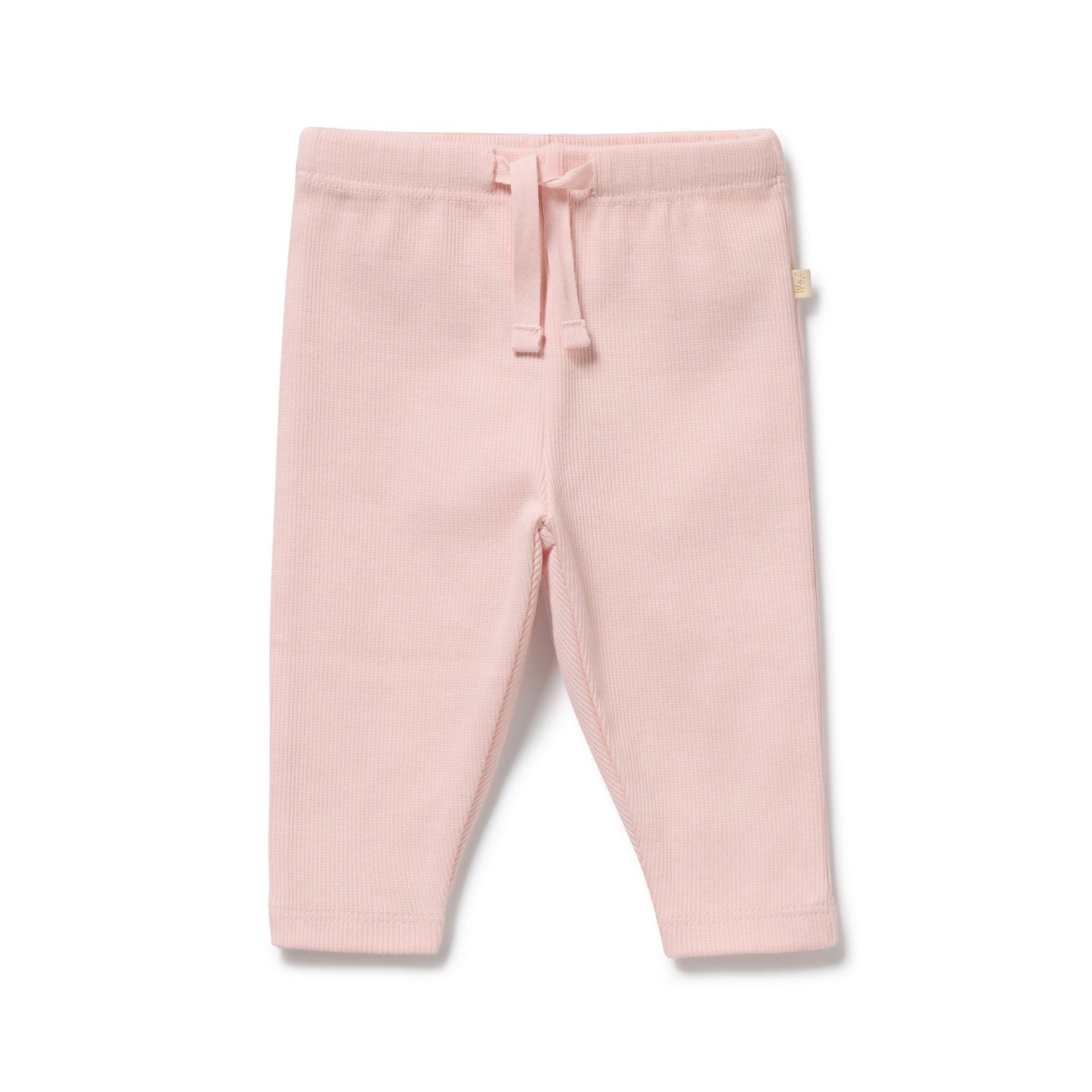 Wilson and Frenchy Girls Organic Rib Legging - Strawberry Cream | Leggings | Bon Bon Tresor