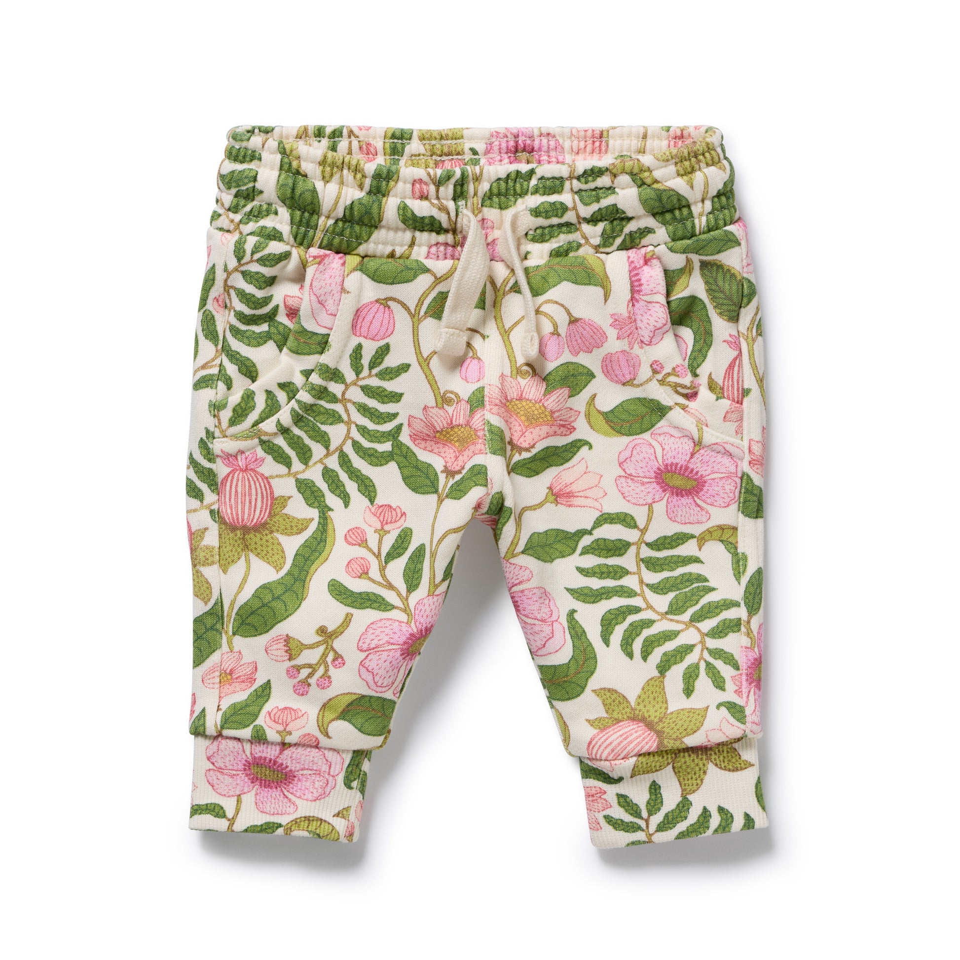 Wilson and Frenchy Girls Organic Terry Sweat Pant - Ma Fleur | Trousers | Bon Bon Tresor
