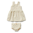 Wilson and Frenchy Lemon Leaf Organic Dress Set | Outfit Sets | Bon Bon Tresor