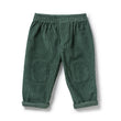 Wilson and Frenchy Organic Corduroy Pant - Moss Green | Trousers | Bon Bon Tresor