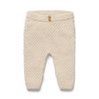 Wilson and Frenchy Organic Knitted Bubble Legging - Cream | Leggings | Bon Bon Tresor