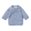 Wilson and Frenchy Organic Knitted Kimono Cardigan - Blue Speckle | Sweaters & Knitwear | Bon Bon Tresor
