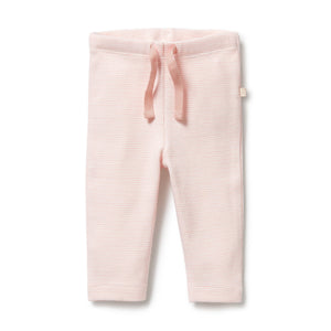 Wilson and Frenchy Organic Stripe Rib Legging - Cantaloupe | Pants & Shorts | Bon Bon Tresor
