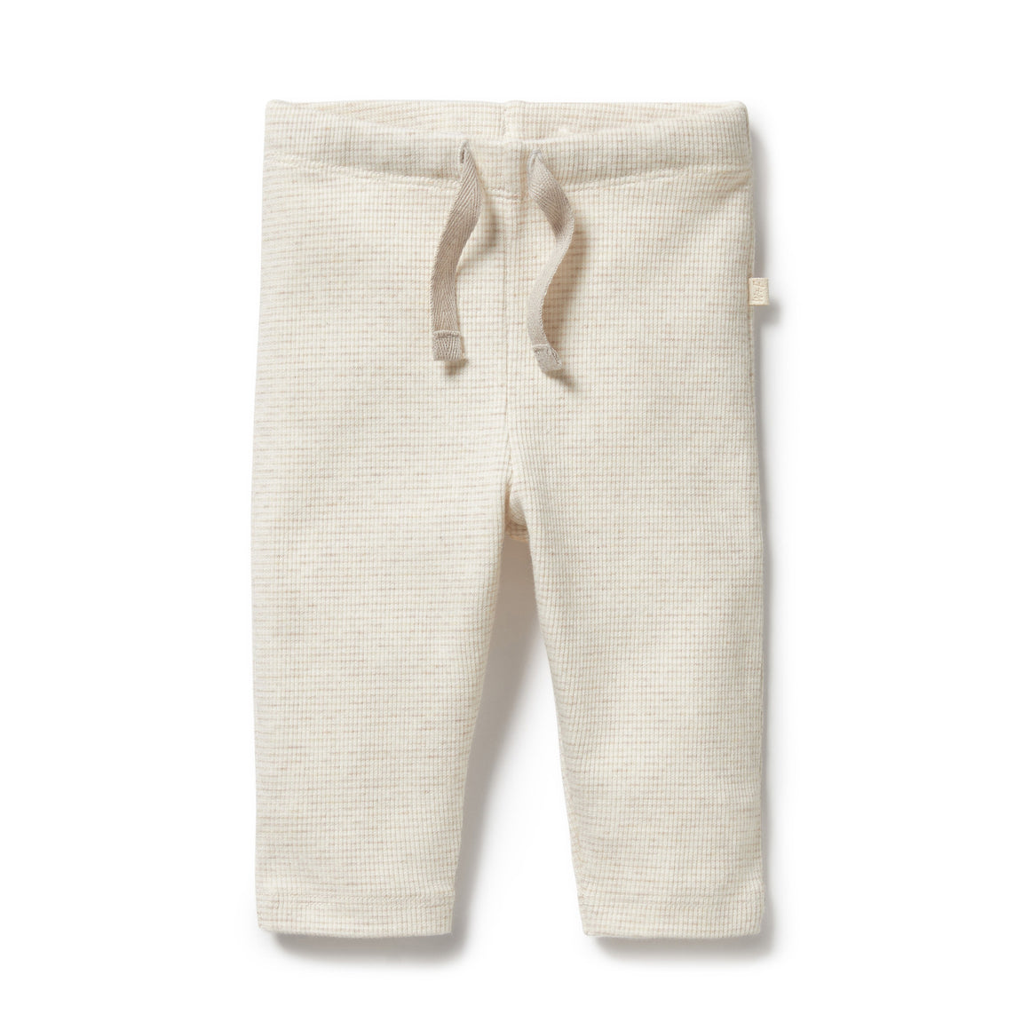 Wilson and Frenchy Organic Stripe Rib Legging - Oatmeal | Pants & Shorts | Bon Bon Tresor