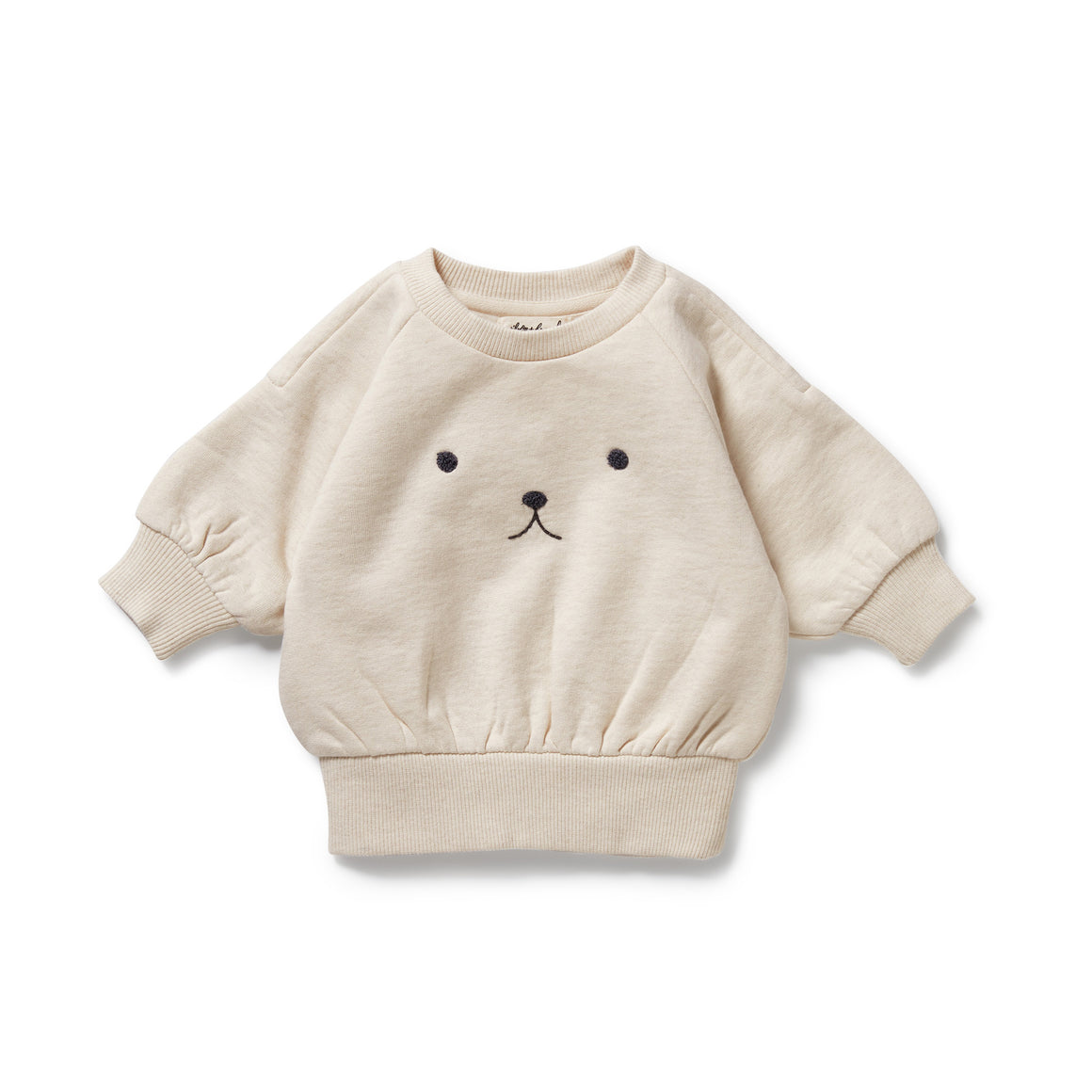 Wilson and Frenchy Organic Terry Sweat - Oatmeal | Sweaters & Knitwear | Bon Bon Tresor