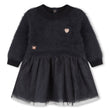 Carrement Beau Navy Knit Tulle Dress | Dresses & Skirts | Bon Bon Tresor