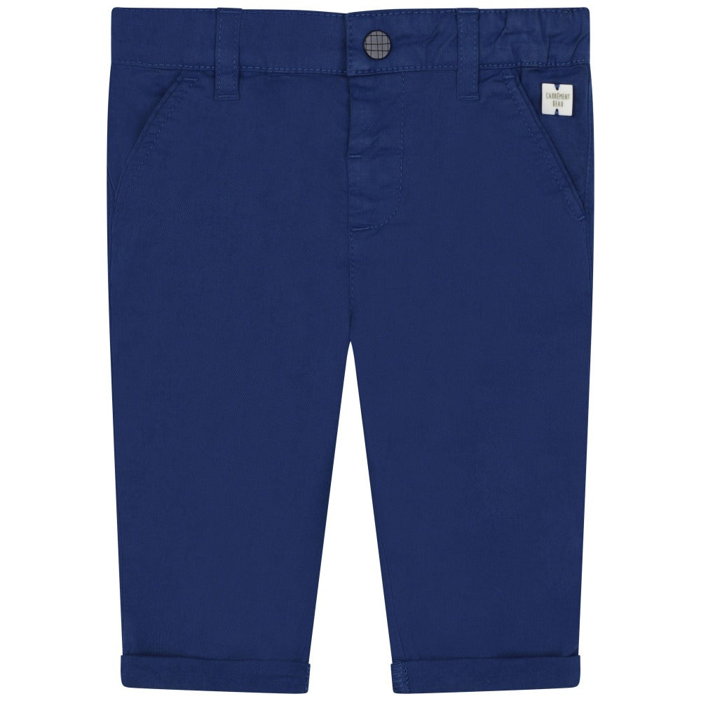 Carrement Beau Blue Chino Trousers | Pants & Shorts | Bon Bon Tresor