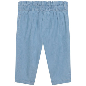 Carrement Beau Denim Frill Trousers | Pants & Shorts | Bon Bon Tresor