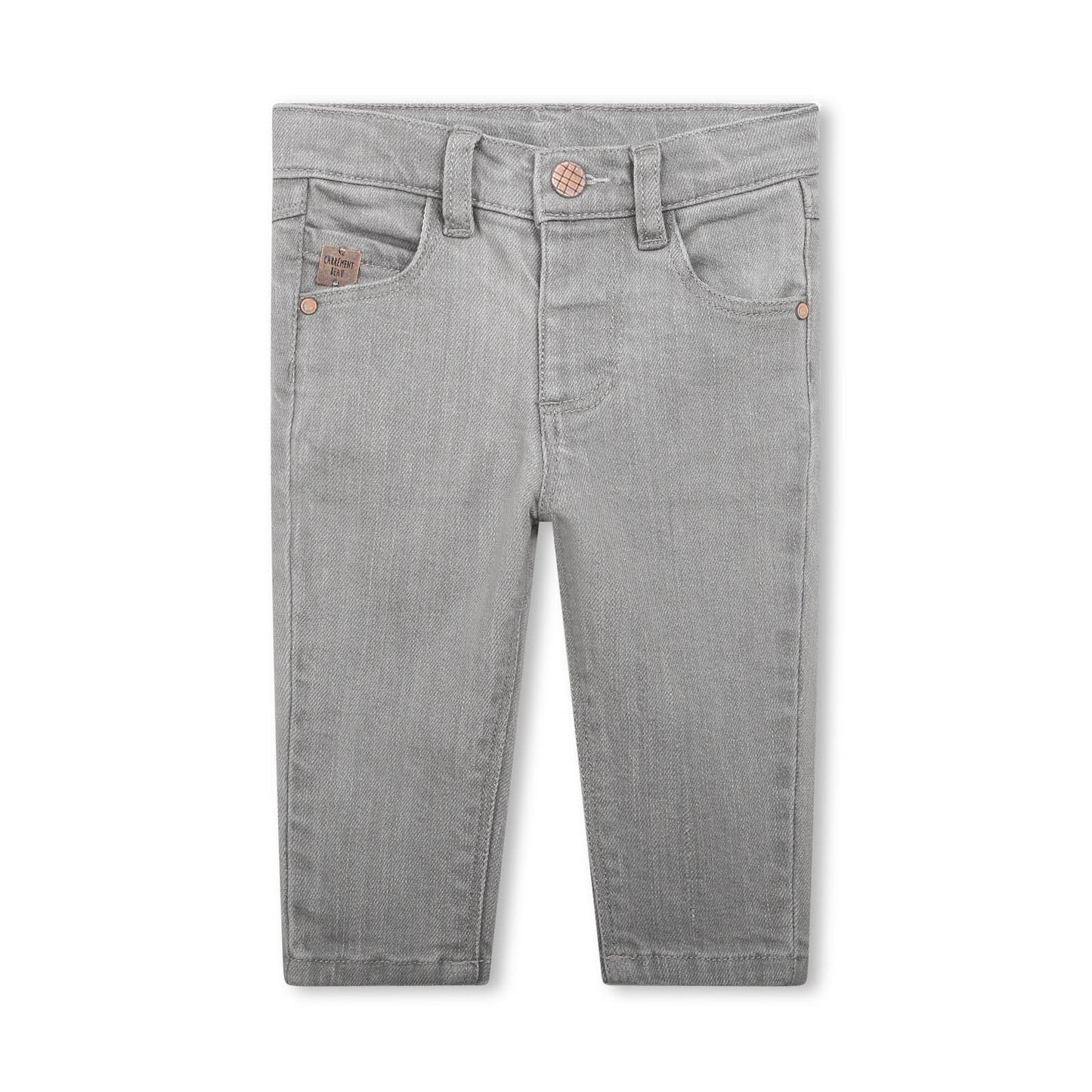 Carrement Beau Grey Denim Trousers | Pants & Shorts | Bon Bon Tresor