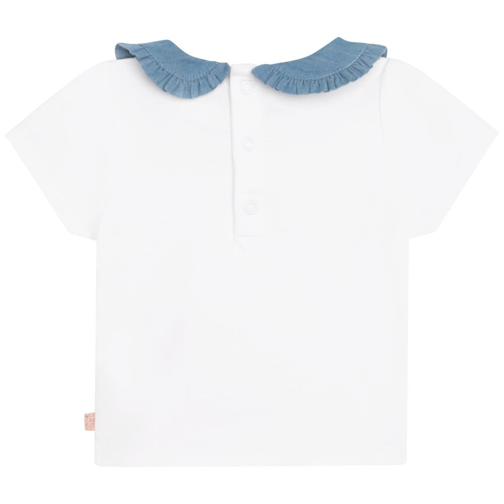 Carrement Beau Collared Denim T-Shirt