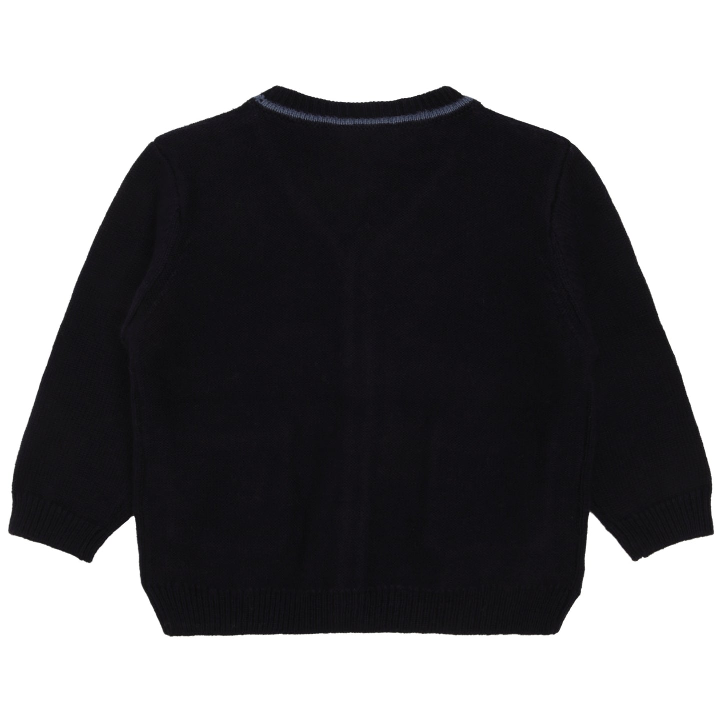 Carrement Beau Navy Knitted Cardigan | Sweaters & Knitwear | Bon Bon Tresor
