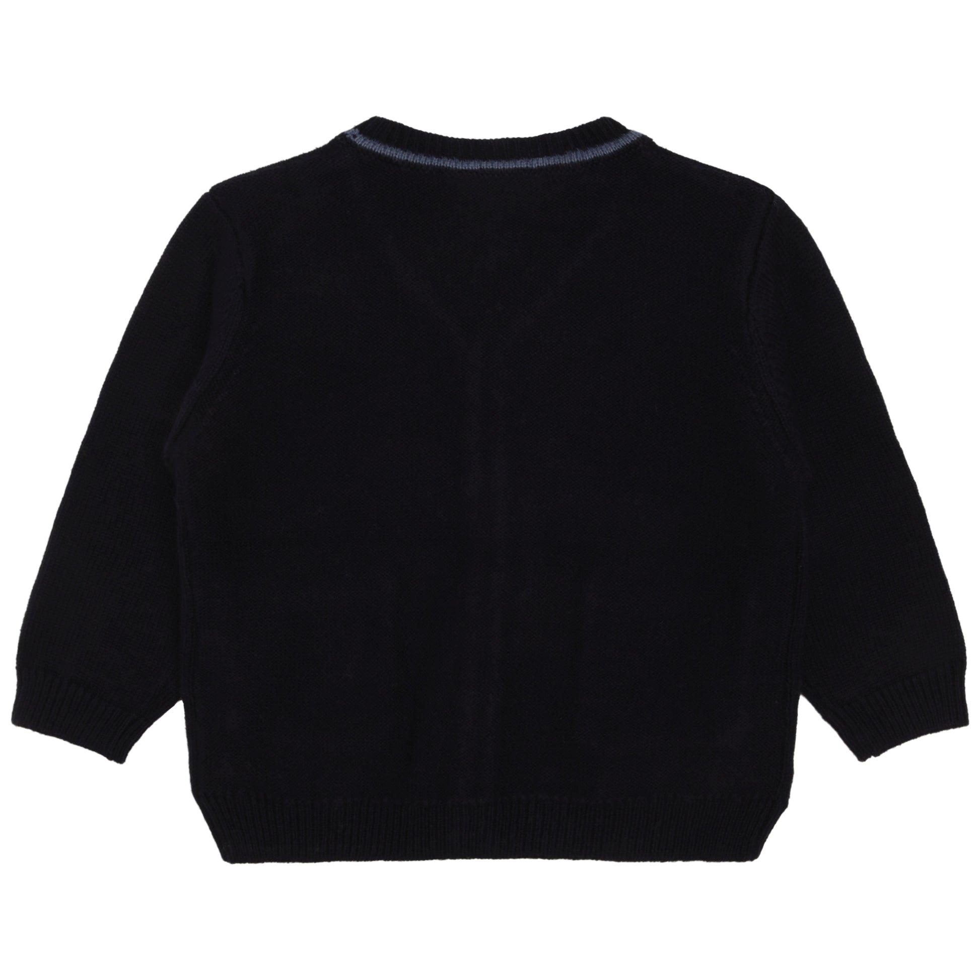 Carrement Beau Navy Knitted Cardigan | Sweaters & Knitwear | Bon Bon Tresor
