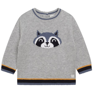 Carrement Beau Chine Grey Knitted Pullover