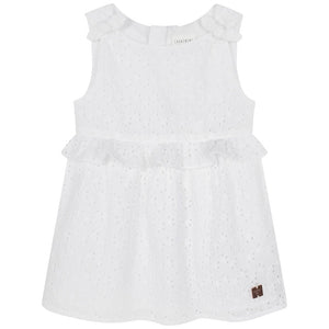 Carrement Beau White Dress and Headband Set | Dresses & Skirts | Bon Bon Tresor